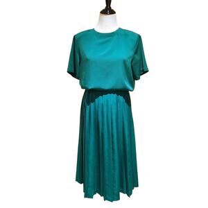 Vintage Skirt Set Pleated
